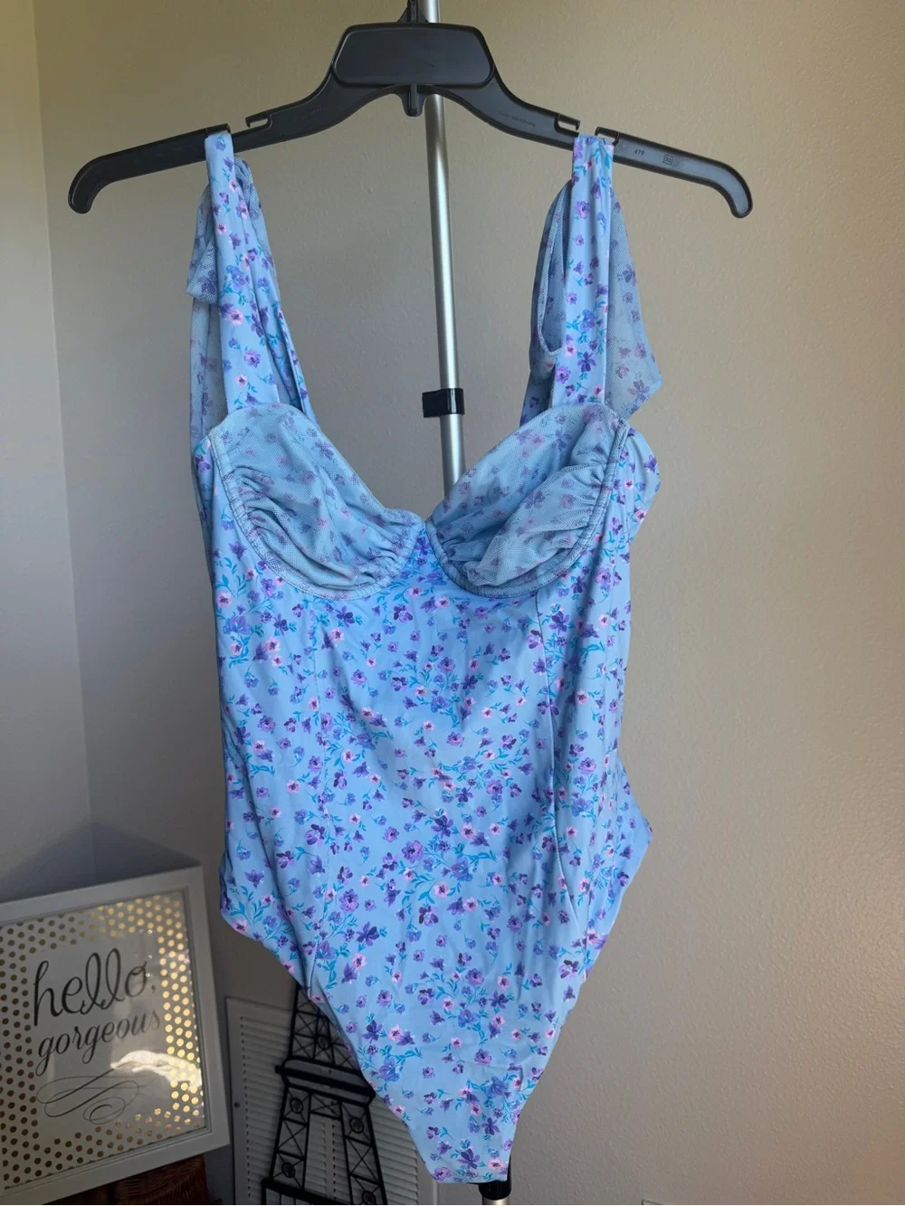 NWT Beach Riot Dede Floral One-Piece Swimsuit Sz XS - Picture 5 of 14